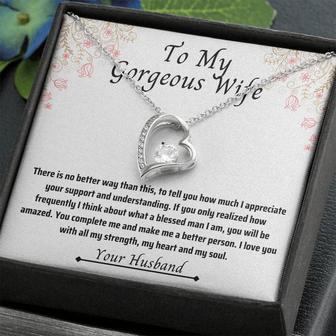 Blessed Man | Forever Love Necklace For Wife - Thegiftio UK