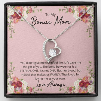 Bonus Mom - Gift Of You - Forever Love Necklace - Thegiftio UK