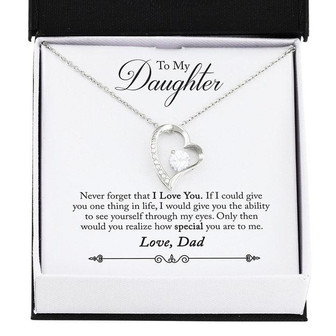 Dad To Daughter - Forever Love Necklace - Thegiftio UK
