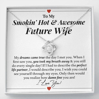 Damn Fine Future Wife Forever Love Necklace - Thegiftio UK