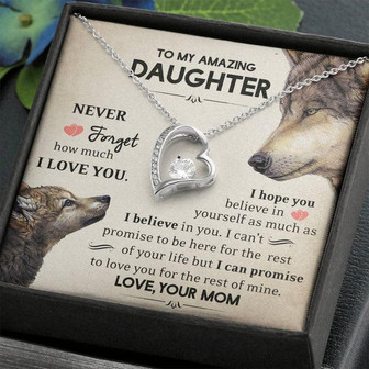 Daughter - Never Forget - Forever Love Necklace - Thegiftio UK