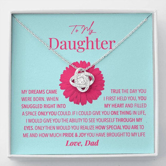 Daughter Forever Love Necklace - Thegiftio UK