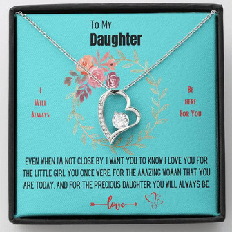 Daughter Forever Love Necklace - Thegiftio UK