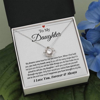 Daughter Forever Love Necklace - Thegiftio UK