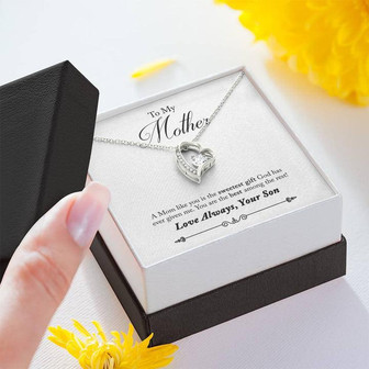 Dazzling Forever Love Necklace Mother's Day From Son - Thegiftio UK