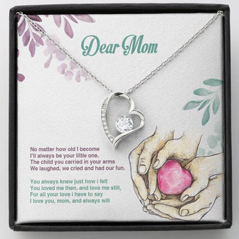 Dear Mom Forever Love Necklace - Thegiftio UK