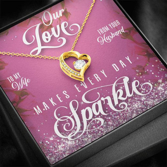 Every Day Sparkle, Forever Love Necklace, To Wife - Thegiftio UK