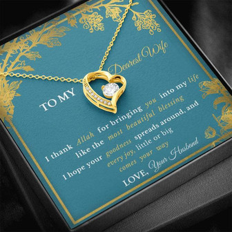 Exquisite Eid Gift To Wife- Forever Love Necklace+ - Gift From Allah - Thegiftio UK