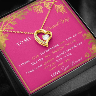 Exquisite Eid Gift To Wife- Forever Love Necklace+ - Gift From Allah - Thegiftio UK