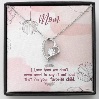 Favorite Child Mom Forever Love Necklace - Thegiftio UK
