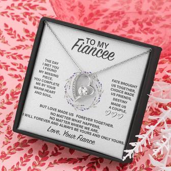 (Fe004) Forever Love Necklace Gift For Fiancée - Thegiftio