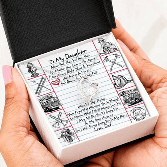 Firefighter's Daughter - Forever Love Necklace - Thegiftio UK