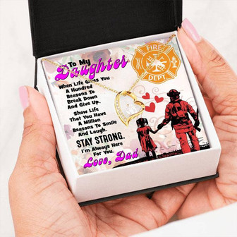 Firefighter's Daughter - Forever Love Necklace - Thegiftio UK