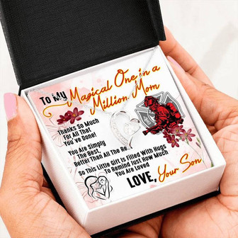 Firefighter's Mom - Forever Love Necklace - Thegiftio UK