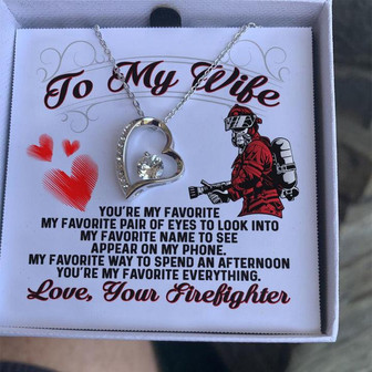 Firefighter's Wife- Forever Love Necklace - Thegiftio UK