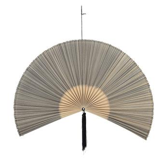 Folding Bamboo Fan Wall Art Hanging Minimalist Decorative Fan Wall Decor | Rusticozy DE