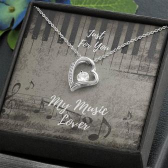 For Your Special Music Lover - Forever Love Necklace - Thegiftio UK