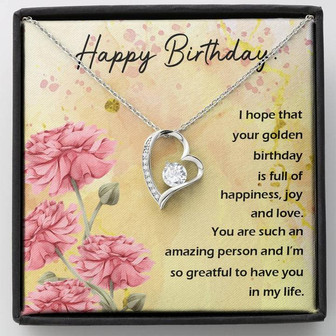 Forever Love Necklace - For Birthday - Thegiftio UK