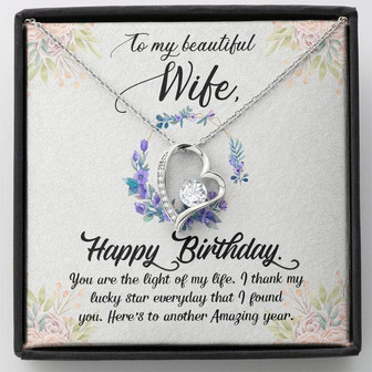 Forever Love Necklace - For Wife Birthday - Thegiftio UK