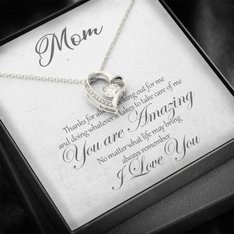 Forever Love Necklace - Mom - You Are Amazing - Thegiftio UK