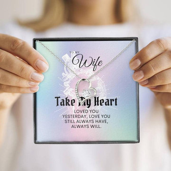 Forever Love Necklace - To My Wife - Thegiftio UK