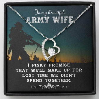 Forever Love Necklace Army Wife - Thegiftio UK