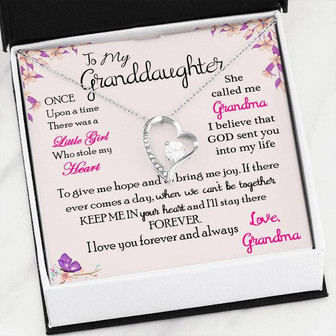 Forever Love Necklace: Best Gift For Granddaughter From Grandma - Thegiftio UK