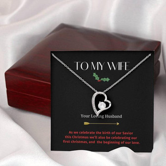 Forever Love Necklace Christmas Gift For Her - Thegiftio UK