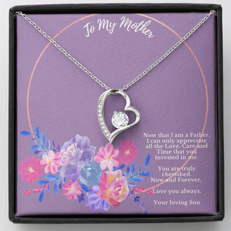 Forever Love Necklace, Floral, Son - Thegiftio UK