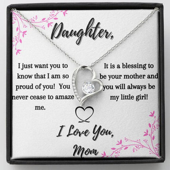 Forever Love Necklace For Daughters - Thegiftio UK