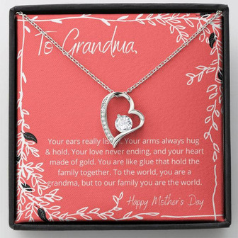 Forever Love Necklace For Grandma - Thegiftio UK