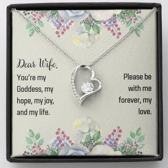 Forever Love Necklace For Wife - You Are My Goddess - Thegiftio UK
