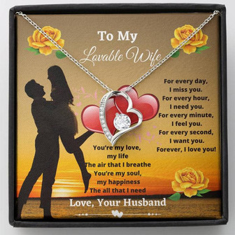 Forever Love Necklace For Wife - Thegiftio UK
