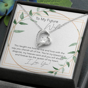 Forever Love Necklace, Future Wife Gift, Birthday Gift For Fiancee, Engagement Birthday Gift, Future Wife Jewelry, First Date Anniversary, Sentimental - Thegiftio