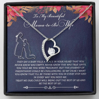 Forever Love Necklace Gift For Pregnant Wife - Thegiftio UK