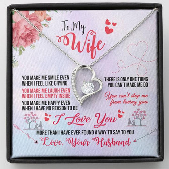 Forever Love Necklace Husband To Wife - Thegiftio UK