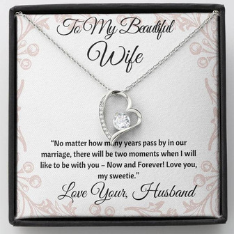 Forever Love Necklace, Special Gift For Wife. - Thegiftio UK