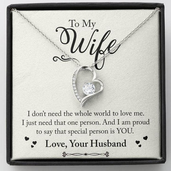 Forever Love Necklace Wife - Thegiftio UK
