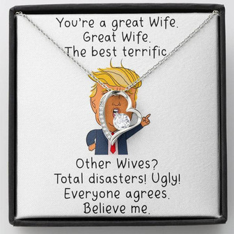 Forever Love Necklace You Are A Great Wife Great Wife - Thegiftio UK