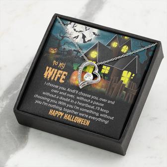 Gift For Wife On Halloween, To My Wife, I Choose You Over And Over, Husband and Wife, Funny Halloween - Thegiftio
