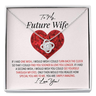 Future Wife Wishes Forever Love Necklace - Thegiftio UK