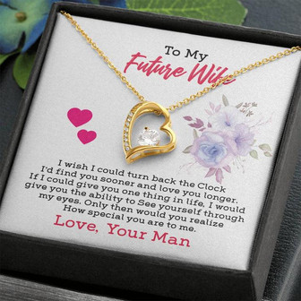 Gift For Future Wife - Forever Love Necklace - Thegiftio UK