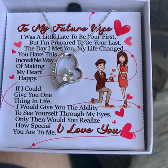 Gift For Future Wife - Forever Love Necklace - Thegiftio UK