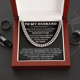Gift For Husband - Be Proud - Cuban Link - Thegiftio UK