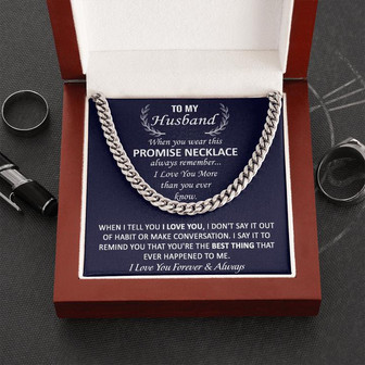Gift For Husband - Conversation - Cuban Link - Thegiftio UK