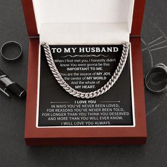 Gift For Husband - For Longer - Cuban Link - Thegiftio UK