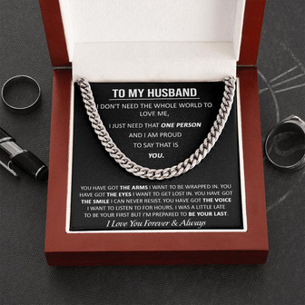 Gift For Husband - Get Lost - Cuban Link - Thegiftio UK