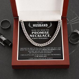 Gift For Husband - Love You Always - Cuban Link - Thegiftio UK