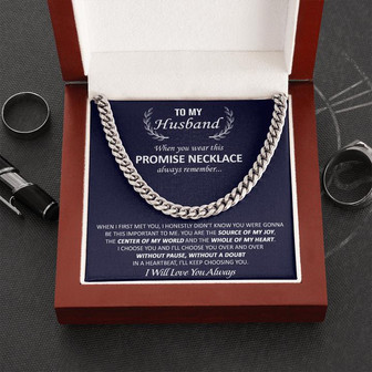Gift For Husband - My Joy - Cuban Link - Thegiftio UK