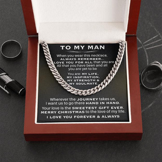 Gift For Husband - My Soulmate - Cuban Link - Thegiftio UK